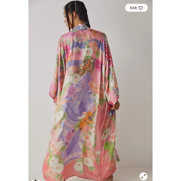 Spell Carrie Ethereal Hippie Robe Coverup M/L - Picture 8 of 8